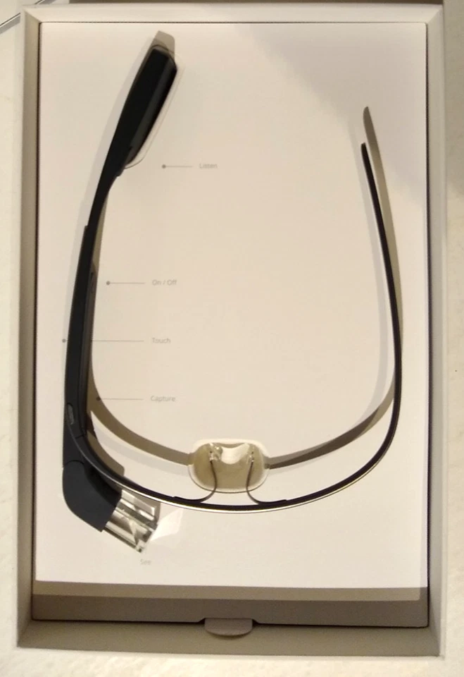 Google Glass Explorer Edition XE-C Marco Prisma Estuche para Auriculares, Caja de Regalo V1.5 Kit EE. UU. Foto 1 de 4