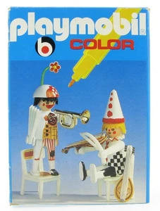 PLAYMOBIL COLOR 3644 Zirkus Clown Set in OVP 1979 Circus Figur mit Zubehör - Picture 1 of 12