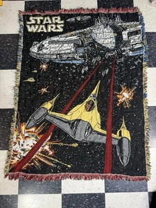 Vintage Star Wars Episodio 1 North West Company Arazzo Lancio Coperta - Foto 1 di 7