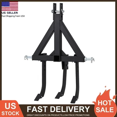 Arado de surco Middle Buster de 3 vástagos para tractor de enganche rápido CAT-0 y 1 de 3 puntos Foto 1 de 4