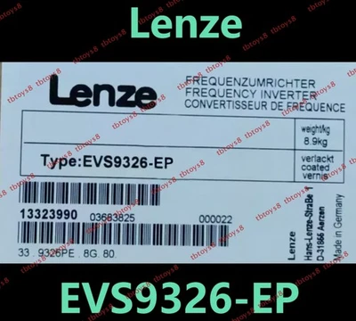LENZE 100%Genuine NEW EVS9326-EP SERVO INVERTER EVS9326 EP EVS9326EP FREE SHIP - Image 1 of 4