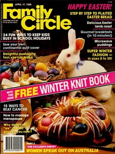Family Circle - April 17, 1988 - 1980s Australian home/cookery - Easter issue - Picture 1 of 3