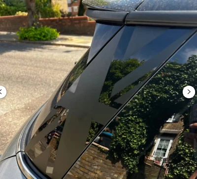 Mini F56 Cooper S JCW 3 porte lato posteriore quarto pilastro decalcomanie vinile - Immagine 1 di 2