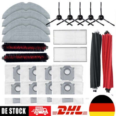 Für Roborock S8 S8 Plus S8 Pro Ultra G20 Staubbeutel Hauptbürste Filter Zubehör