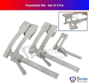3 Pcs Set Of Finochietto Rib Spreader Baby - Small - Medium - CE -FDA - Picture 1 of 5