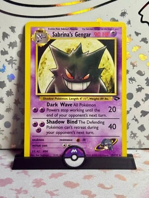 Pokemon TCG Sabrina’s Gengar 29/132 Gym Challenge LP Non-Holo Rare - Image 1 of 2