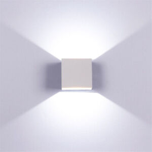 6W Cube LED Wall Lights Up Down Sconce Lighting Fixture Lamp Indoor Lighting