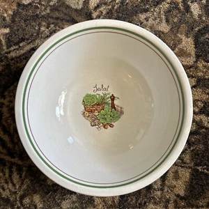 Vintage Hand Painted Salad Serving Bowl 13” VillaWare Made in Italy RARE - Picture 1 of 5