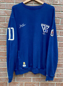 10 DEEP You Lose Embroidered Spellout Logo Patch Sweatshirt Dangerous Blue XL