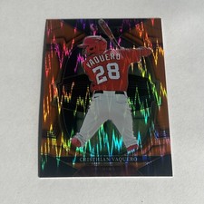 2023 Panini Select Cristhian Vaquero Orange Flash Prizm SP Prospect Rookie RC