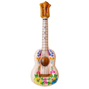 Aufblasbare Hawaii Ukelele Luftgitarre Hula Gitarre Gummigitarre Aufblasgitarre - Bild 1 von 1