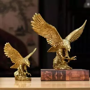 Figur Tier Adler Neuheit Harz geschnitzt modern goldfrei Ständer Dekor - Bild 1 von 28