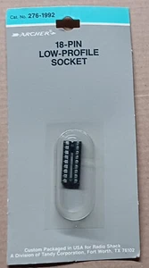 Radio Shack 18-pin Low Profile IC Socket (New Old Stock NOS - Picture 1 of 1