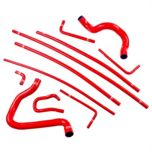 Radiator & Heater Hose Kit for 1988-94 Ford F150 F250 F350 Bronco 5.0L 5.8L Red - Bild 1 von 19