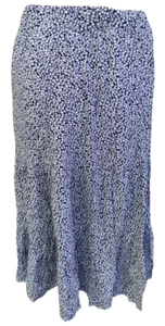 s.Oliver Rock 164 / L Mädchen Schwarz Weiß Muster Maxirock Faltenrock Damen - Bild 1 von 5