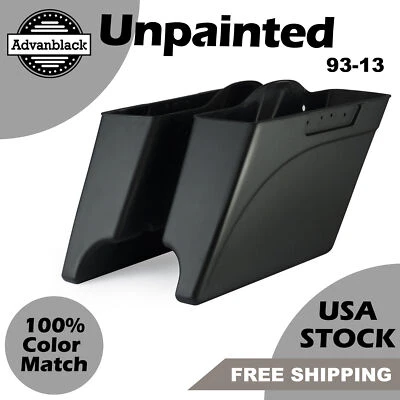 Unpainted Stretched Extended Saddlebag Bottom For Harley Street Road Glide 93-13 - Image 1 of 4