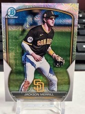 2023 Bowman Chrome Jackson Merrill Mojo refractor BCP-244 prospect S.D Padres