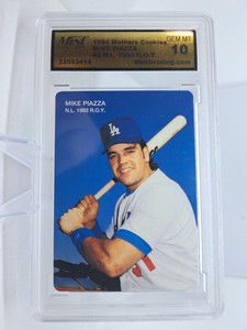 1994 Mother's Piazza #2 Mike Piazza (Batting pose) Los Angeles Dodgers *Mint 10*