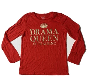 Preowned- The Childrens Place Long Sleeve Graphic T-Shirt Girls (Size L-10/12) - Picture 1 of 6
