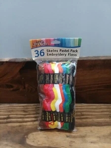 J & P Skeins Pastel Pack Embroidery Floss 36 - Picture 1 of 3