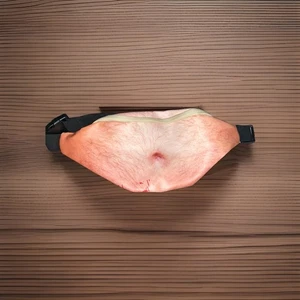 Divertido Ombligo Riñonera Broma Humor Peludo Envío Gratis - Imagen 1 de 2