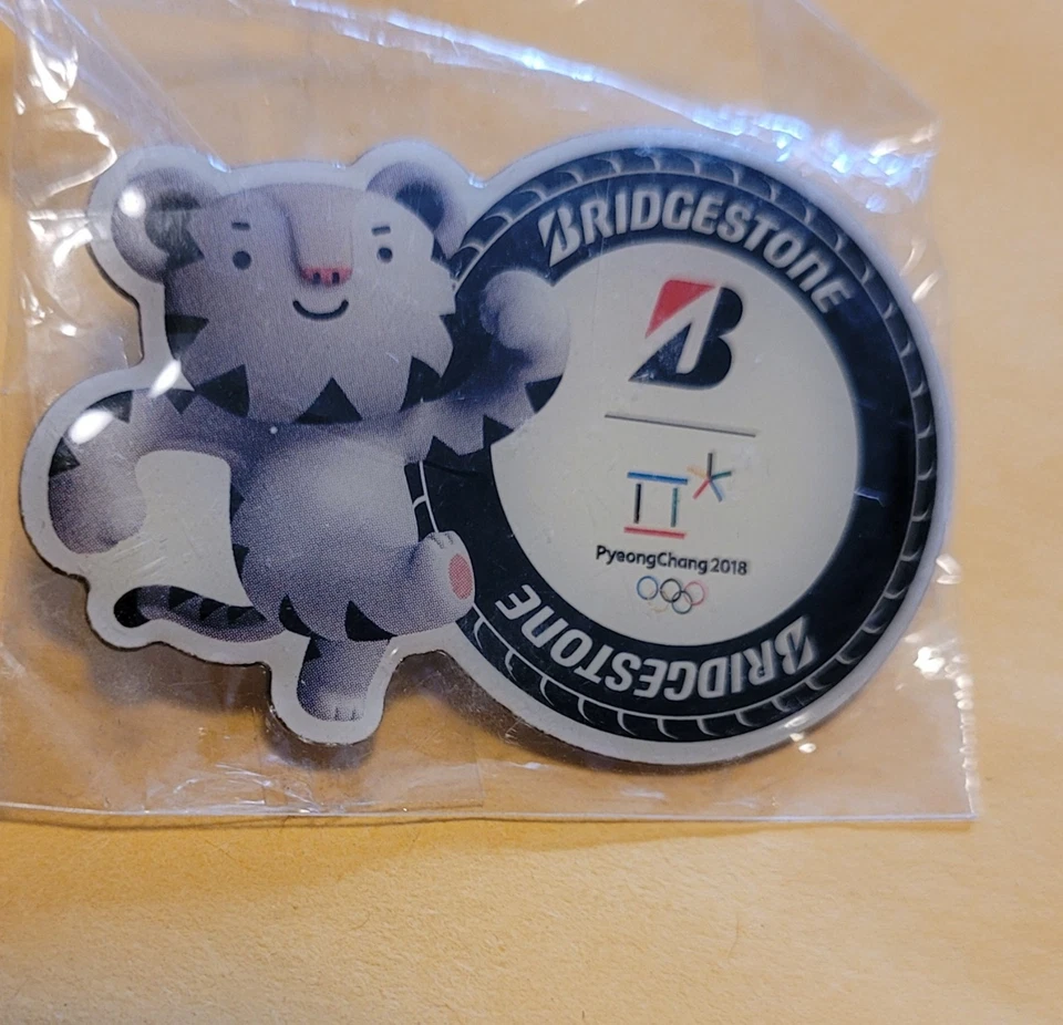 PIN MASCOTA PATROCINADOR BRIDGESTONE OLÍMPICO PYEONGCHANG 2018  Foto 1 de 1