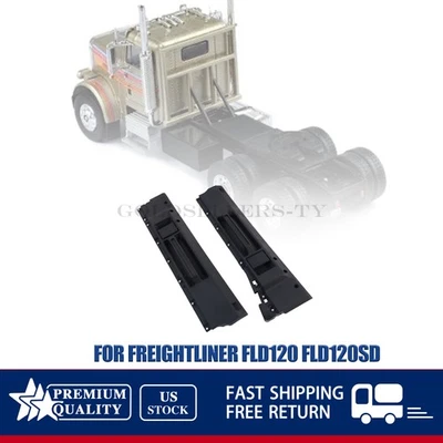 2PCS For Freightliner FLD120 FLD120SD Black Front Interior Door Handles L + R US - Image 1 of 4