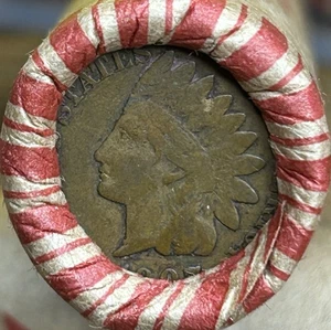 Antiguo rollo de centavo de trigo Estate centavo de colección-1907 cabeza de indio centavo/parte posterior de trigo - Imagen 1 de 2