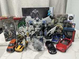 HUGE Transformers Movie Toy/Merchandise Lot The Last Knight + Rare Cup Toppers - Picture 1 of 24