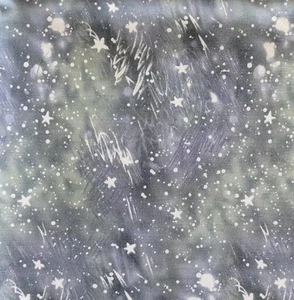 Vtg Everyday Angels Susan Winget Cotton Fabric Blue White Stars Quilting SSI 1Y - Picture 1 of 7