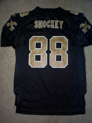 Camiseta deportiva REEBOK New Orleans Saints Jeremy Shockey NFL JUVENTUD NIÑOS NIÑOS NIÑOS (L-GRANDE) Foto 1 de 2