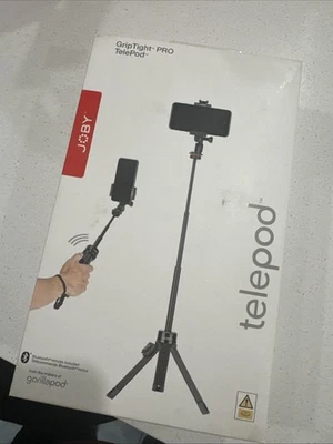 TelePod todo en uno Joby GripTight PRO soporte para teléfono y cámara - negro/carbón Foto 1 de 3