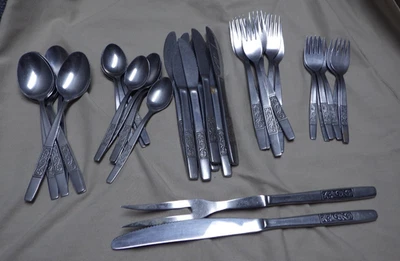 Cuchillos cubiertos de acero inoxidable MCM de 40 piezas tenedores cucharas juego de talla Amefa Holland C2 Foto 1 de 4