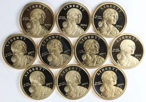 Roll of Twenty Five (25) 2006 S Proof Sacagawea Dollars - Picture 1 of 6