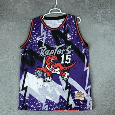 Toronto Raptors Jersey Mens 4XL Purple NBA Basketball Vince Carter 15 HWC - Image 1 of 4