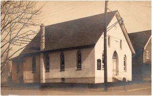 First Baptist Church of Royersford Pennsylvania PA 1930s RPPC Postcard Photo - Picture 1 of 2