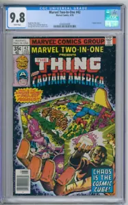 Cómics de Marvel Two In One 42 de 1978 con clasificación CGC 9,8 casi nuevo/como nuevo - Imagen 1 de 2