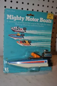 1978 TOMY SPEED BOAT OCEAN CUP RACE CHAMPION 8 MERCURY WINDUP TOY - Picture 1 of 8