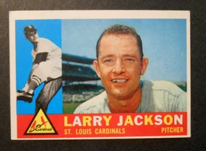 1960 Topps #492 LARRY JACKSON St. Louis Cardinals EX - Foto 1 di 2