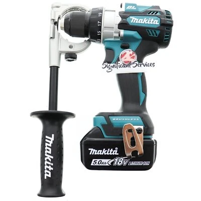Makita XPH14Z 18V Li‑Ion Brushless 1/2" Hammer Driver Drill 5.0 Ah Battery 18 - Image 1 of 4