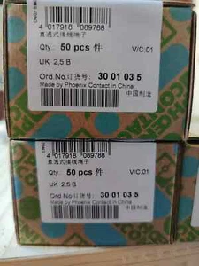 50pcs Phoenix Wiring terminals UK 2.5 B 3001035 - Picture 1 of 1