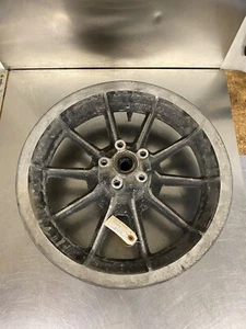 1999 Harley Davidson E/G U/C FLHTCUI Rear Back 10 Spoke Wheel Rim 16"x3" - Picture 1 of 8