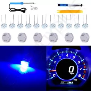 6X Stepper Motors X27.168 Speedometer Guage Cluster Repair 10 Blue Bulbs Tool - Picture 1 of 12