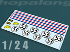 Scalextric/Slot Car 1/24 Scale Waterslide Decals - ts119w (Herbie)