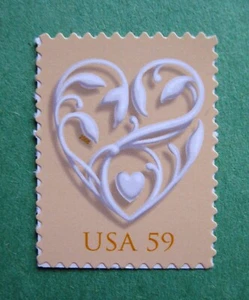 Sc # 4272 ~ 59 cent Wedding Heart Issue - Picture 1 of 1