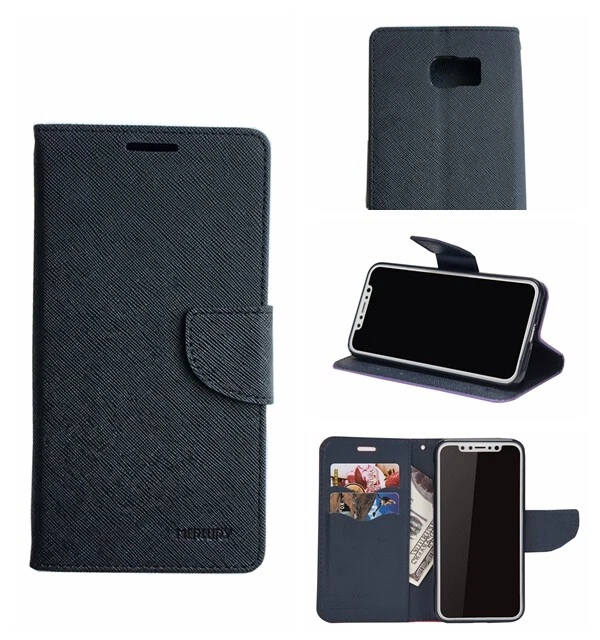 Funda blanda tipo billetera abatible Mercury para Samsung Galaxy Note5/cubierta/soporte para tarjetas  Foto 1 de 4