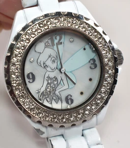 Walt Disney Tinkerbell Accutime Watch TK2041 with White Band - Picture 1 of 7