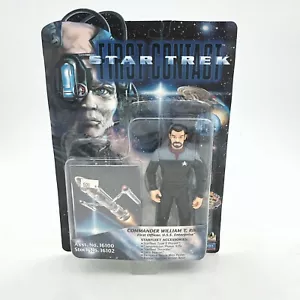 Star Trek Primer Contacto Comandante William T. Riker Artículos Azules Playmates De Colección - Imagen 1 de 8