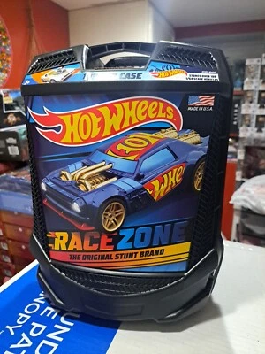 🔥Hot Wheels Race Zone 100 Car Collector Carry Case Wheels Handle Kids Fun - Image 1 of 2