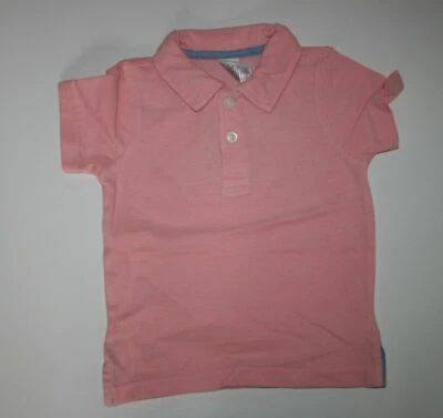 NUEVO Gymboree Niños 5 años Rosa Polo Top Camisa de Vestir Mangas Cortas Botones Tejido Foto 1 de 2